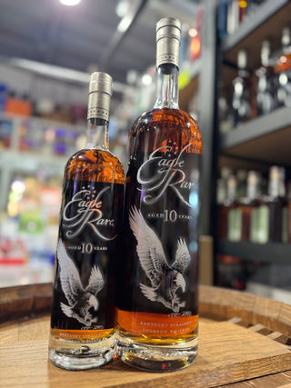 Eagle Rare 10 Year Old Kentucky Straight Bourbon Whiskey Bundle – 750ml & 1.75L (2 Bottles)