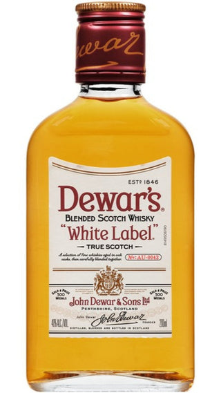 Dewars White Label Blended Scotch Whiskey