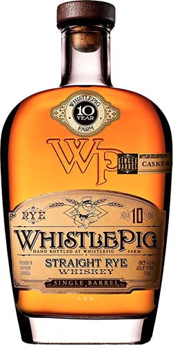 WhistlePig 10 Year Old Straight Rye Whiskey – 750 ml, 100 Proof