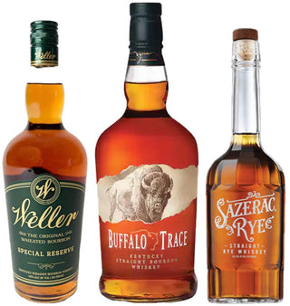 Buffalo Trace Distillery Bundle – Weller Special Reserve, Sazerac Rye, and Buffalo Trace Bourbon (3 x 750ml Bottles)