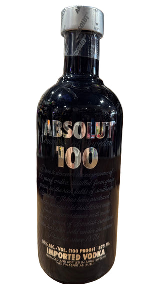 Absolut 100 Proof Premium Swedish Vodka (375ml, 50% ABV).