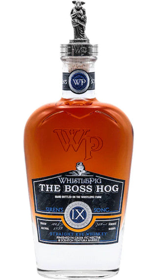 WhistlePig The Boss Hog IX: Siren’s Song Straight Rye Whiskey (750 ml, 103.4 proof / 51.7% ABV)