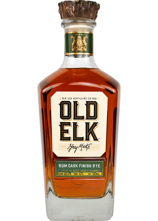 Old Elk Straight Rye Whiskey Rum Cask Finish — 101 Proof (50.5% ABV), 750 mL