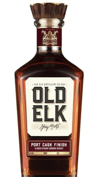 Old Elk Port Cask Finished Blended Straight Bourbon Whiskey — 750 mL, 54.05% ABV (108.1 Proof)