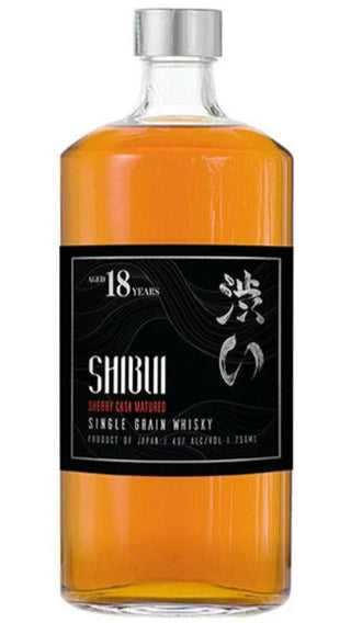 Shibui Single Grain 18-Year-Old Japanese Whisky — Sherry Cask Matured (750 ml)