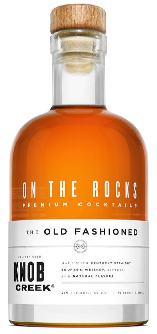 On The Rocks Knob Creek Bourbon Old Fashioned Ready-to-Drink Cocktail (375 ml)