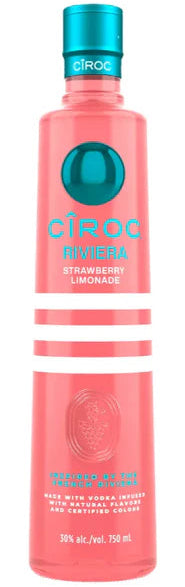 Cîroc Riviera Strawberry Lemonade Vodka (750ml, 35% ABV)