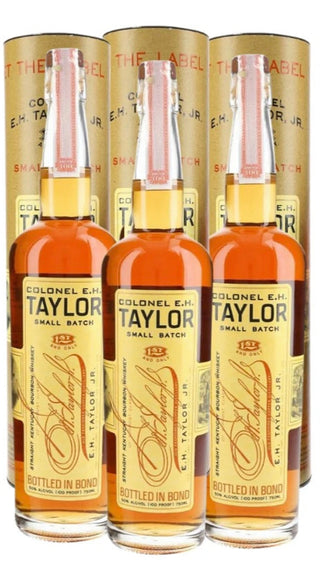 E.H. Taylor Small Batch Bourbon Bundle – 3 Bottle Pack (750ml Each).