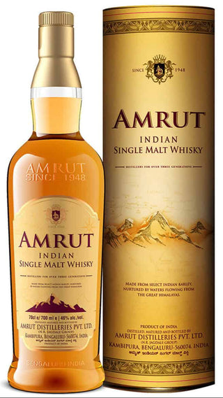 Amrut Indian Single Malt Whisky – 750 ml (46% ABV)
