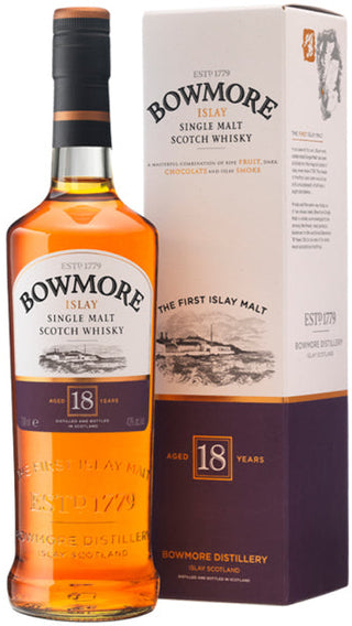 Bowmore 18 Year Old Islay Single Malt Scotch Whiskey