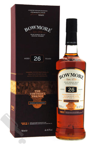 Bowmore Vintners Trilogy French Oak Barrique Year Old Single Malt Scotch Whisky
