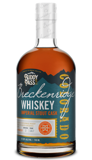 Breckenridge Distillery Imperial Stout Finish Buddy Pass Cask Strength Bourbon Whiskey