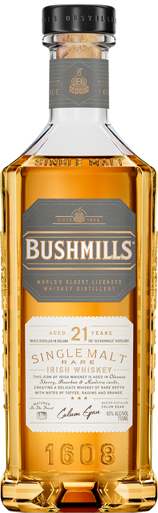 Bushmills 21 Year Single Malt Irish Whiskey