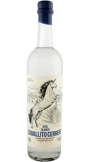 Caballito Cerrero “Unicorn Azul” Tequila Blanco, 750 mL, 55 % ABV (110 proof)