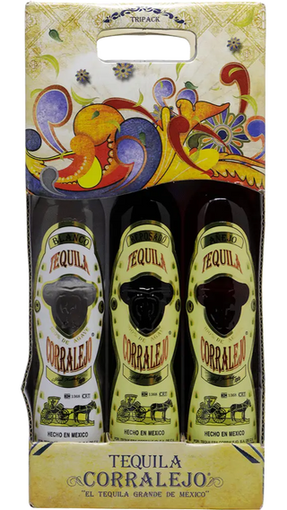 Corralejo Trio Pack Blanco , Reposado & Anejo Tequila