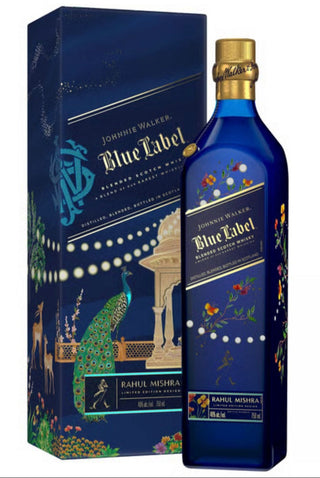 Johnnie Walker Blue Label Diwali Limited Edition by Rahul Mishra – Blended Scotch Whisky, 92 Proof (750 ml)