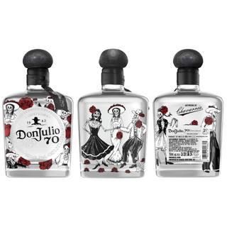 Don Julio 70th Anniversary, Día de los Muertos Willy Chavarria 2025 & Añejo Claro Tequila – 3 Bottle Bundle (3 × 750 mL)