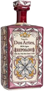 Dos Artes Tequila Reposado Classico Edition Aged In French Oak Barrels Dark Pink Ceramic