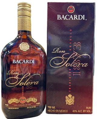 Bacardi Ron Solera Rum (750ml, 40% ABV)