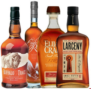 Buffalo Trace, Eagle Rare, Elijah Craig Small Bath and Larceny Bundle 4 x 750ml