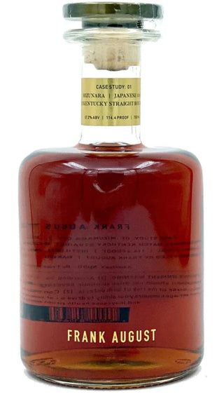 Frank August Case Study Mizunara Japanese Oak Cask Small Batch Straight Bourbon