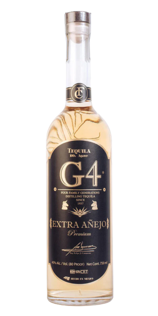 G4 Premium Tequila Extra Anejo 750ml.