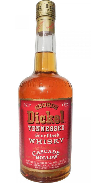 George Dickel Tennessee Sour Mash Whisky Cascade Hollow