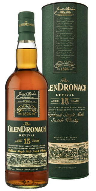 Glendronach 15 Year Revival Single Malt Scotch Whiskey