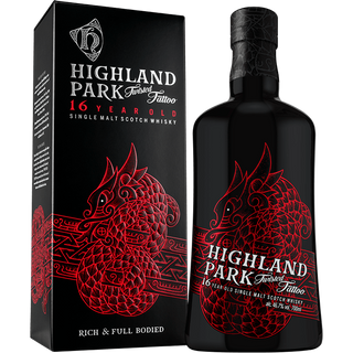 Highland Park Twisted Tattoo 16 Year Old Orkney Island Single Malt Scotch
