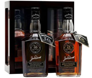 Jack Daniels 75th Anniversary 70th Anniversary Combo