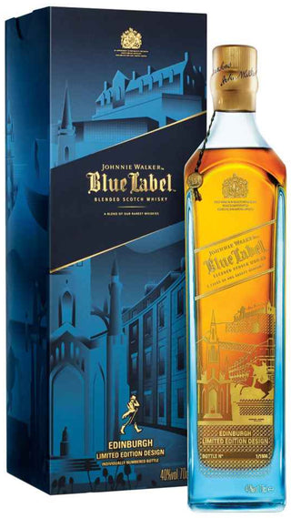 Johnnie Walker Blue Blended Scotch Whisky La Skyline Ltd Ed