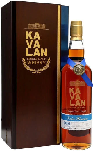 Kavalan Solist Pedro Ximénez Sherry Cask Single Cask Strength Single Malt Whisky (112.6 Proof / 56.3% ABV)