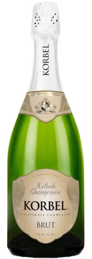 Korbel Brut California Champagne Extra-Dry (750ml, 12% ABV)