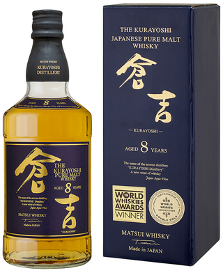 Kurayoshi 8-Year-Old Pure Malt Japanese Whisky (700ml, 46% ABV)
