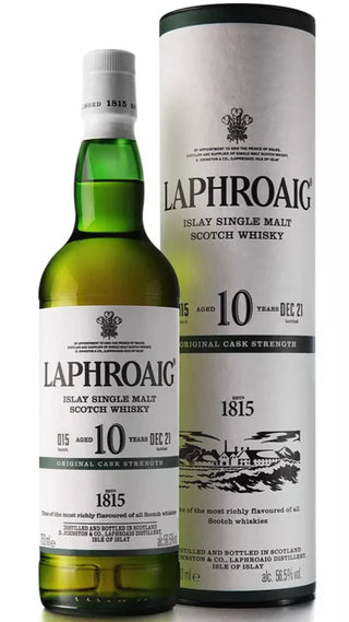 Laphroaig 10-Year-Old Cask Strength – Single Malt Scotch Whisky