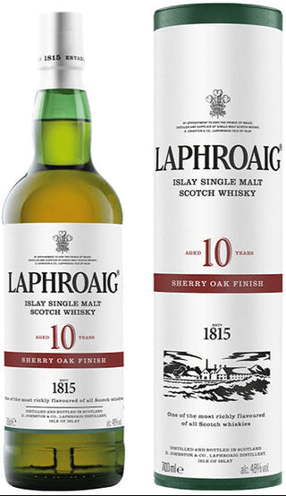 Laphroaig 10-Year-Old Sherry Oak Finish – Single Malt Scotch Whisky (48% ABV)