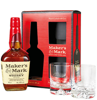 MakerMake Straight Bourbon Gift Set w 2 Glasses