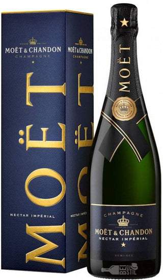 Moët & Chandon Nectar Impérial – Demi-Sec Champagne from France (750ml, 12% ABV)