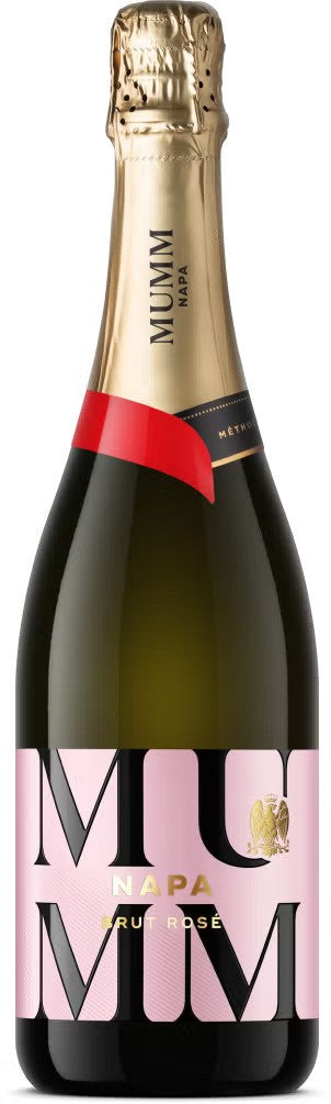 Mumm Napa Brut Rosé Cuvée – Sparkling Rosé Wine from Napa Valley (750ml, 12.5% ABV)