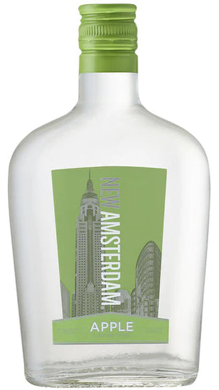 New Amsterdam Apple Flavored Vodka – Crisp Apple Infused Vodka (375ml, 35% ABV)