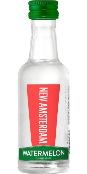 New Amsterdam Watermelon Flavored Vodka – Infused Vodka Spirit (50ml, 35% ABV)