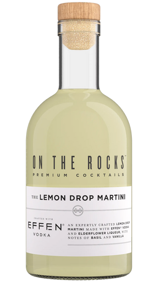 On The Rocks Lemon Drop Martini Cocktail 375 mL – Ready-to-Drink Made With Effen Vodka