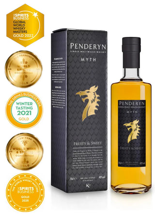 Whisky galés de pura malta Penderyn Myth