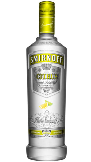 Smirnoff Citrus Flavored Vodka – Triple Distilled Vodka