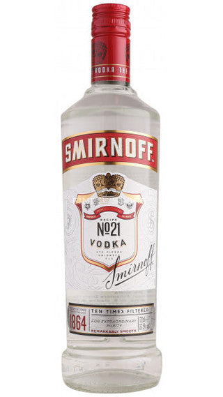 Smirnoff No. 21 Original Vodka – Classic Triple Distilled Vodka (750ml)