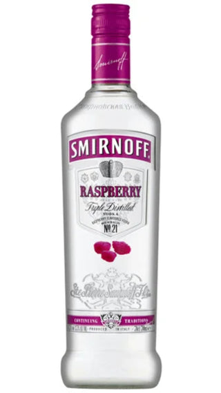 Smirnoff Raspberry Flavored Vodka – Premium Infused Vodka (750ml)