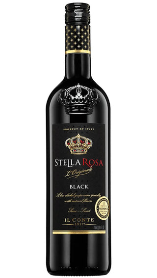 Stella Rosa Black Semi-Sweet Semi-Sparkling Red Blend (750 ml)