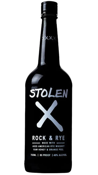 Stolen X 80 Proof Rock & Rye Whiskey