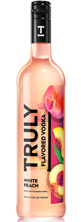 Truly White Peach Flavored Vodka (750 ml)