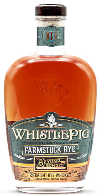 Whisky de centeno puro Whistlepig de 5 años de granja Rye Beyond Bonded de Vermont
